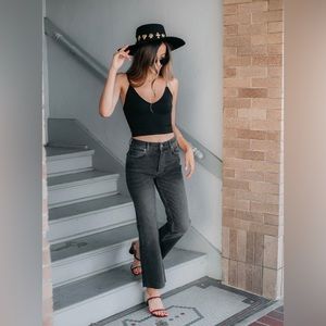 The Brady High- Rise Crop Flare in MoonFleet